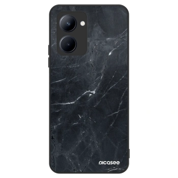 Etui na Realme C33 (2023) - Black marble