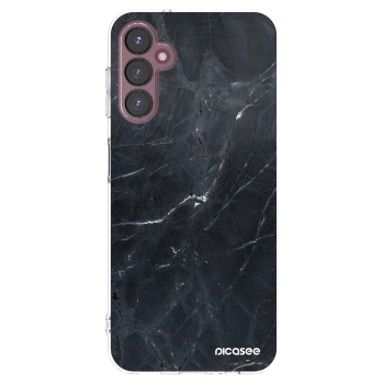 Picasee silikonowe przeźroczyste etui na Samsung Galaxy A05s A057G - Black marble