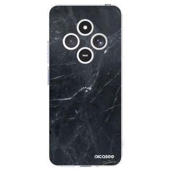 Picasee silikonowe przeźroczyste etui na Xiaomi Redmi 14C - Black marble
