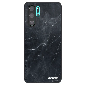 Etui na Huawei P30 Pro - Black marble