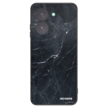 Picasee silikonowe czarne etui na Xiaomi Redmi A5 - Black marble