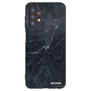 Picasee silikonowe czarne etui na Samsung Galaxy A13 5G - Black marble