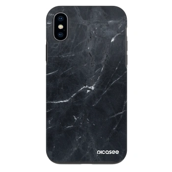 Etui na Apple iPhone X/XS - Black marble