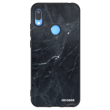 Etui na Huawei Y6 2019 - Black marble