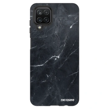Etui na Samsung Galaxy A12 A125F - Black marble