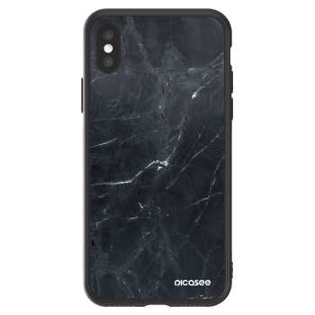 Picasee ULTIMATE CASE na Apple iPhone X/XS - Black marble