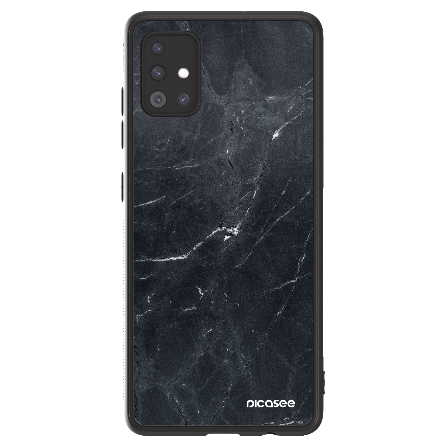Picasee ULTIMATE CASE na Samsung Galaxy A51 A515F - Black marble