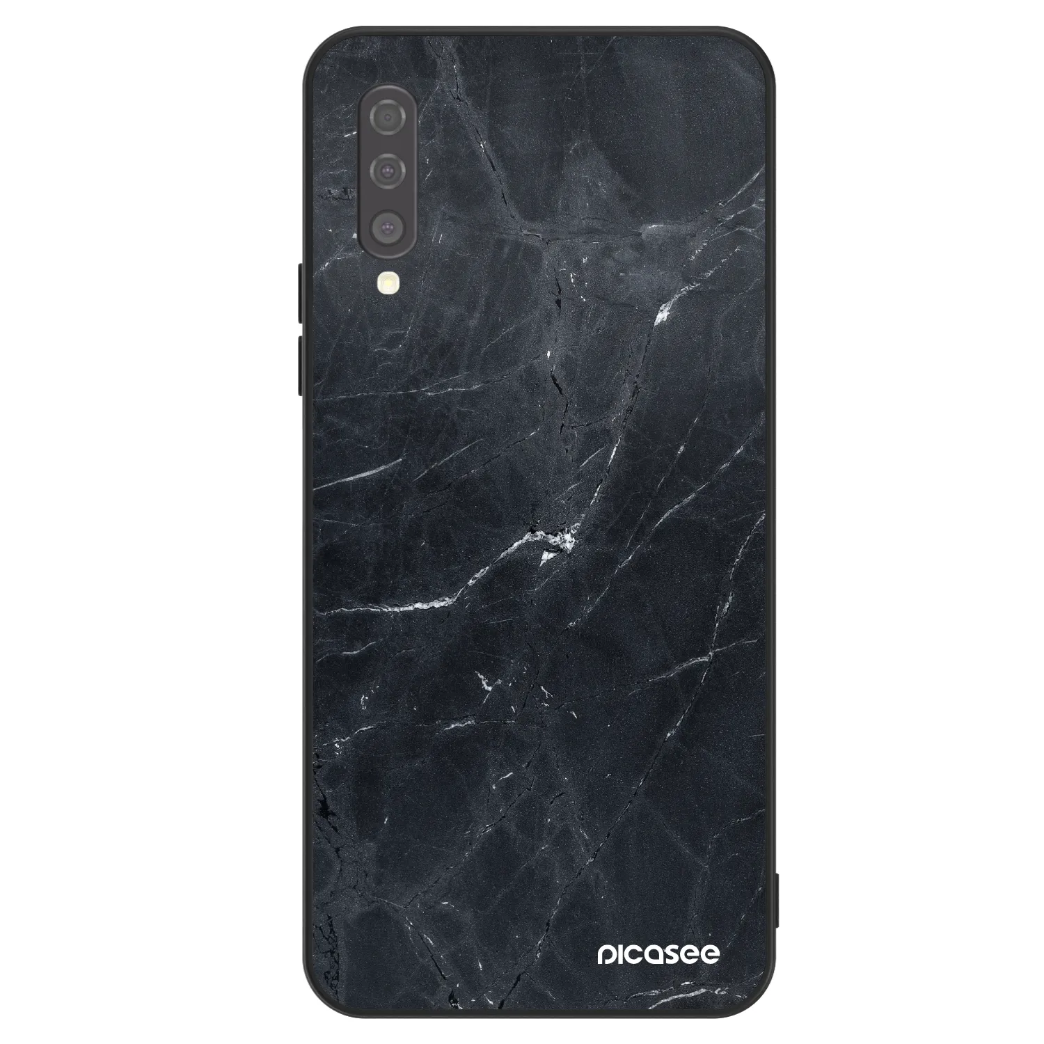 Picasee ULTIMATE CASE na Samsung Galaxy A50 A505F - Black marble