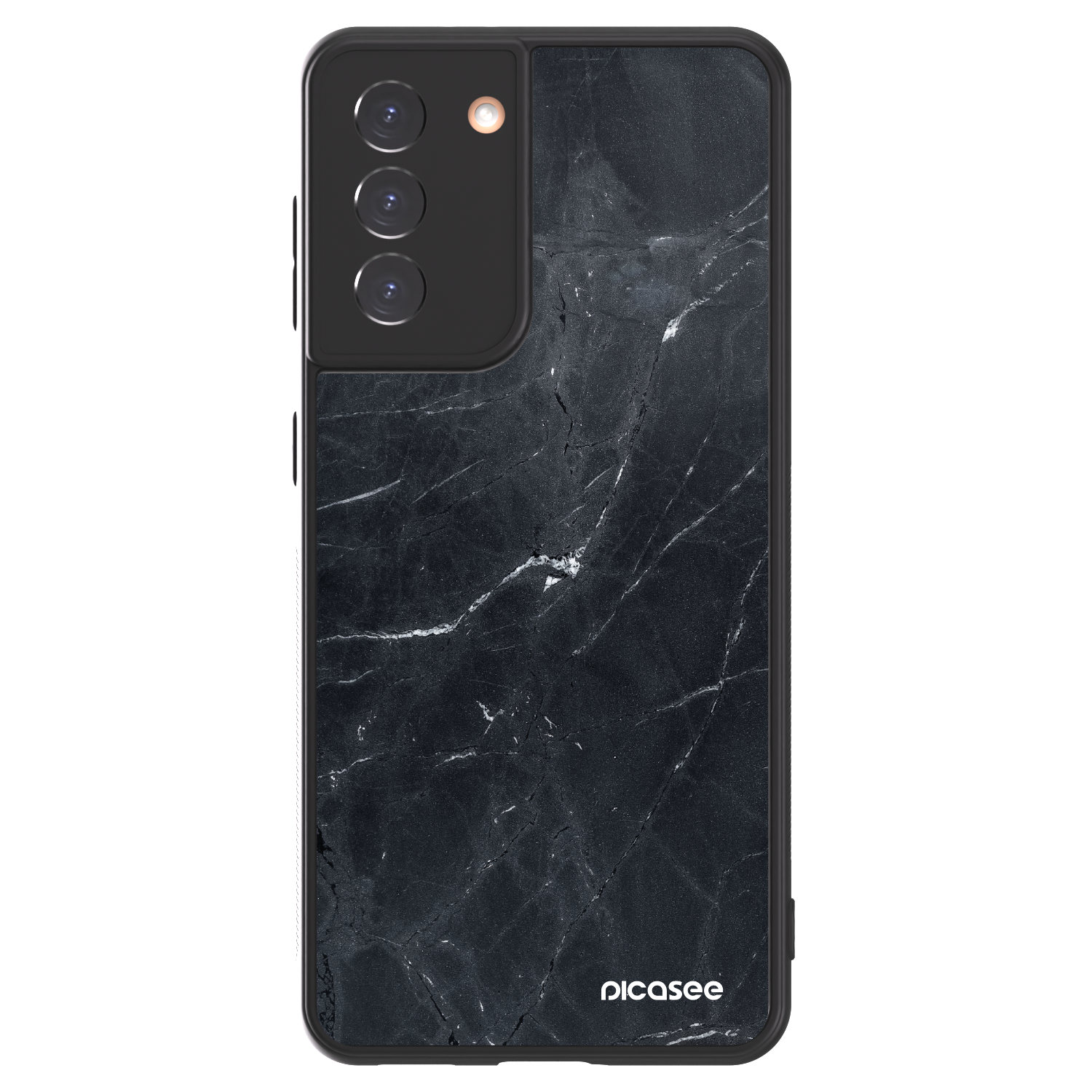 Picasee ULTIMATE CASE na Samsung Galaxy S21 5G G991B - Black marble