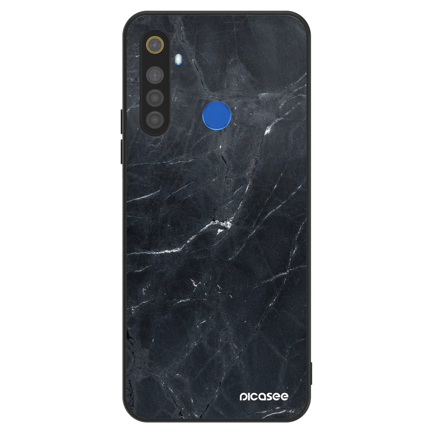 Picasee ULTIMATE CASE na Realme 5 - Black marble
