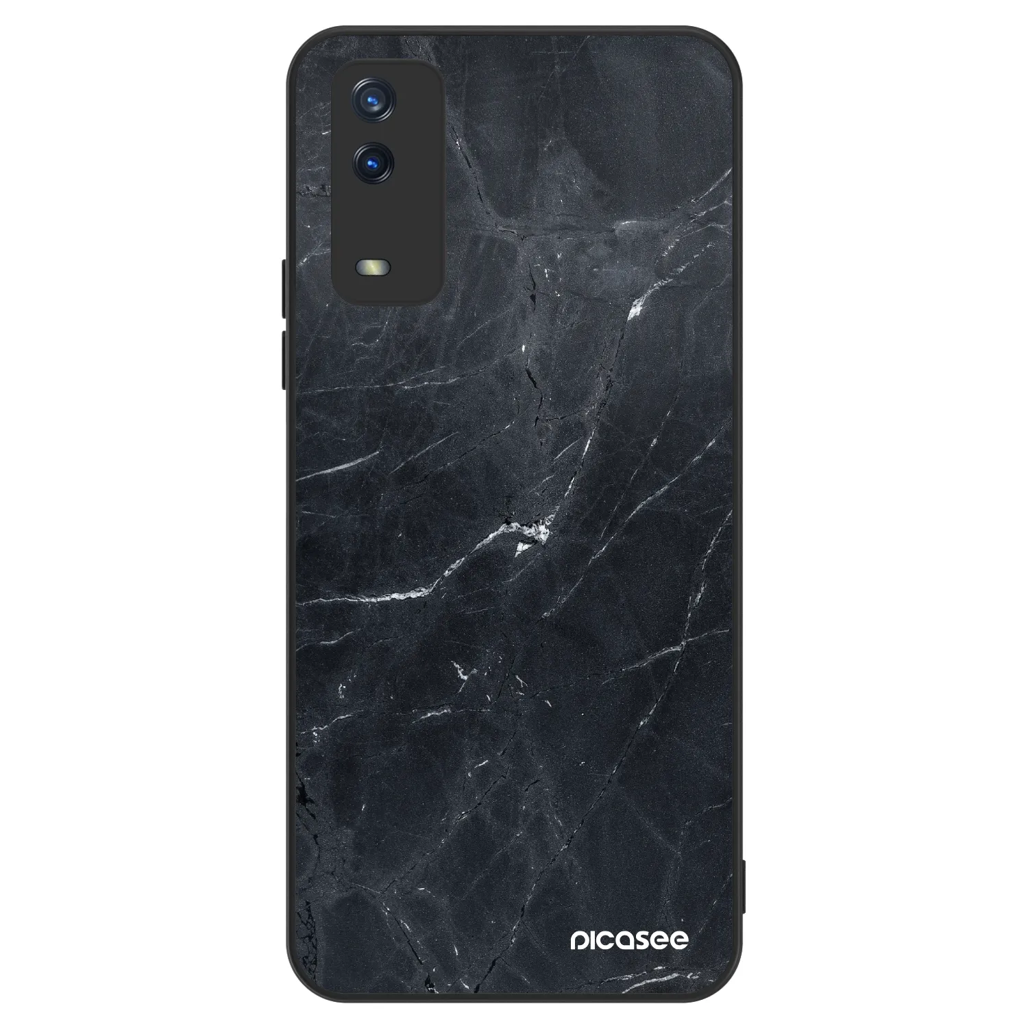 Picasee ULTIMATE CASE na Vivo Y11s - Black marble