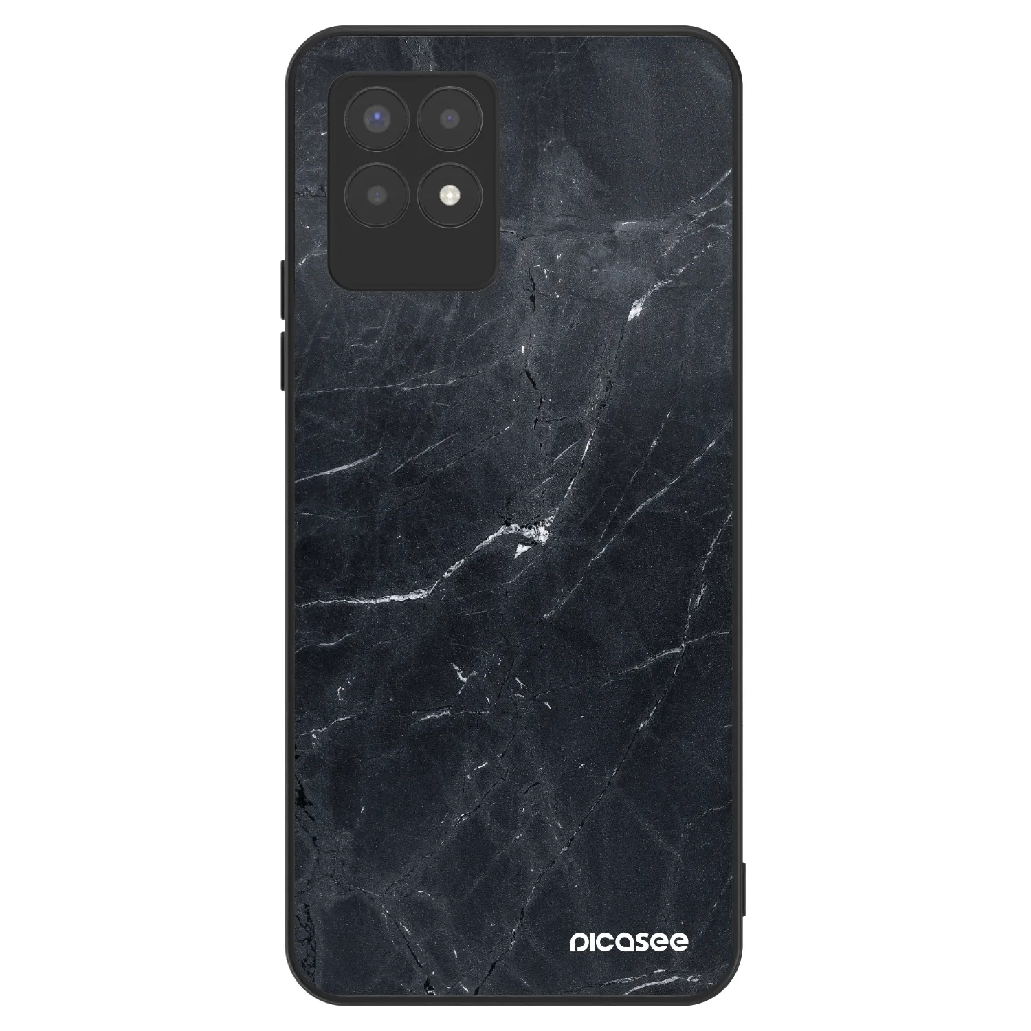 Picasee ULTIMATE CASE na Realme 8i - Black marble