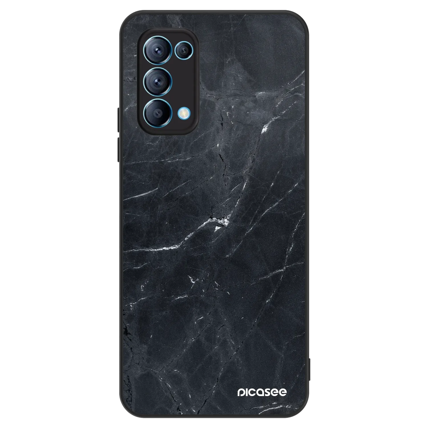 Picasee ULTIMATE CASE na OPPO Reno 5 5G - Black marble