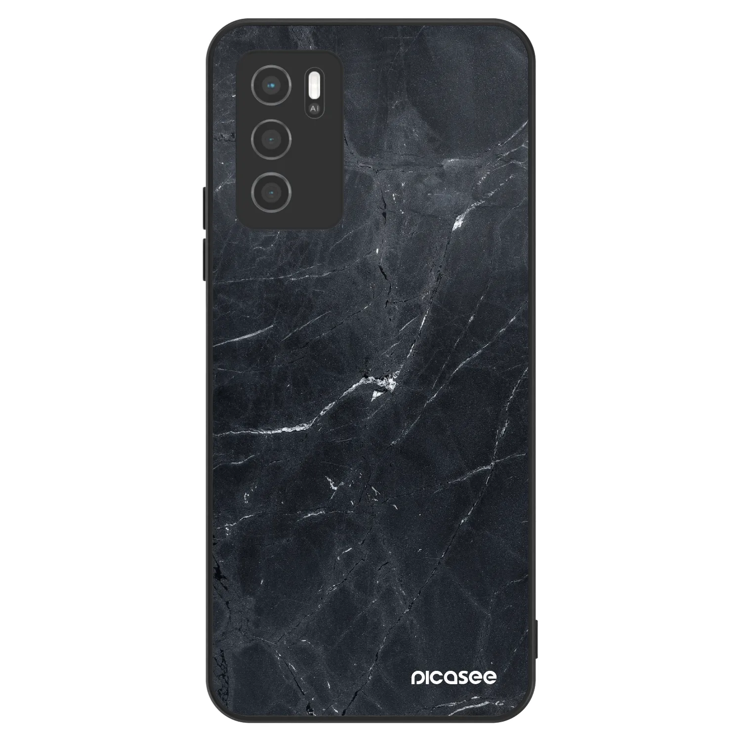 Picasee ULTIMATE CASE na OPPO A16s - Black marble