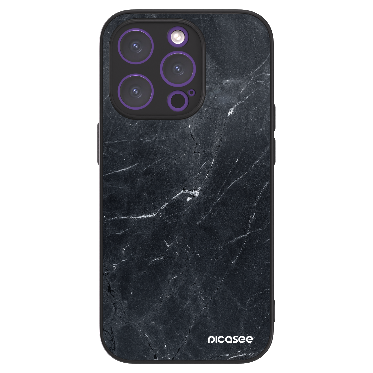Picasee ULTIMATE CASE na Apple iPhone 14 Pro - Black marble