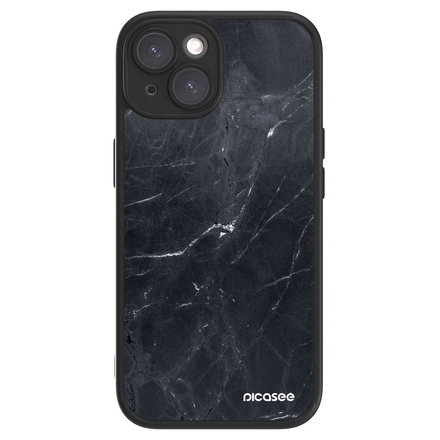 Picasee ULTIMATE CASE na Apple iPhone 15 - Black marble