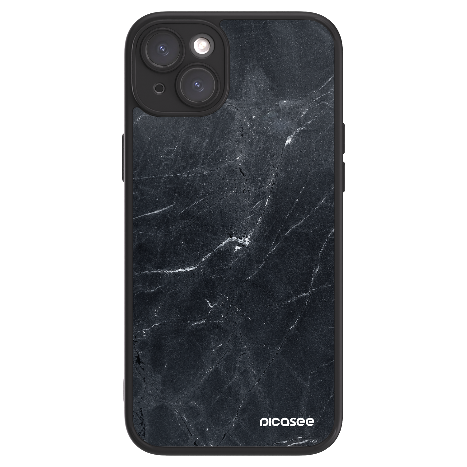 Picasee ULTIMATE CASE na Apple iPhone 15 Plus - Black marble