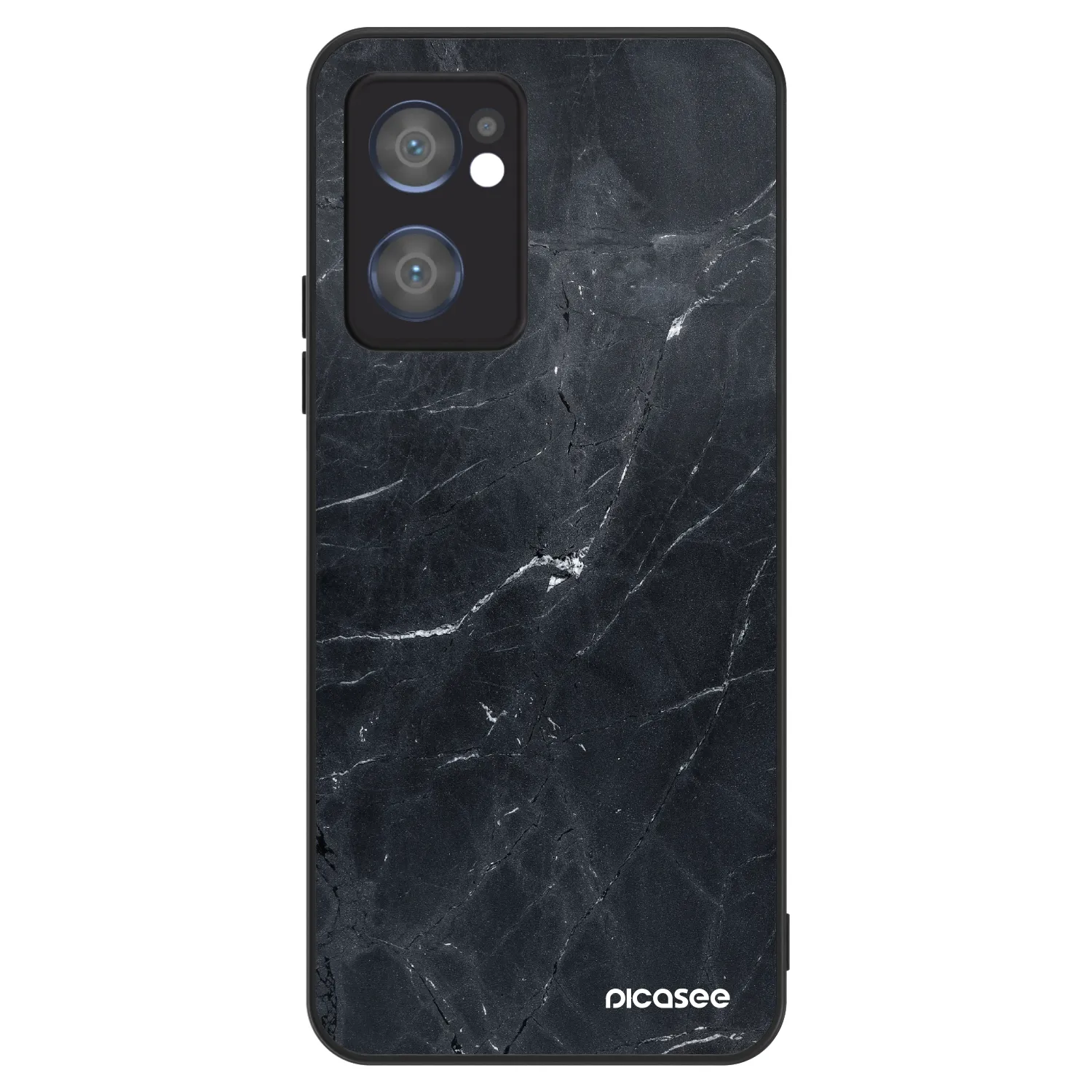 Picasee ULTIMATE CASE na OPPO Reno 7 5G - Black marble