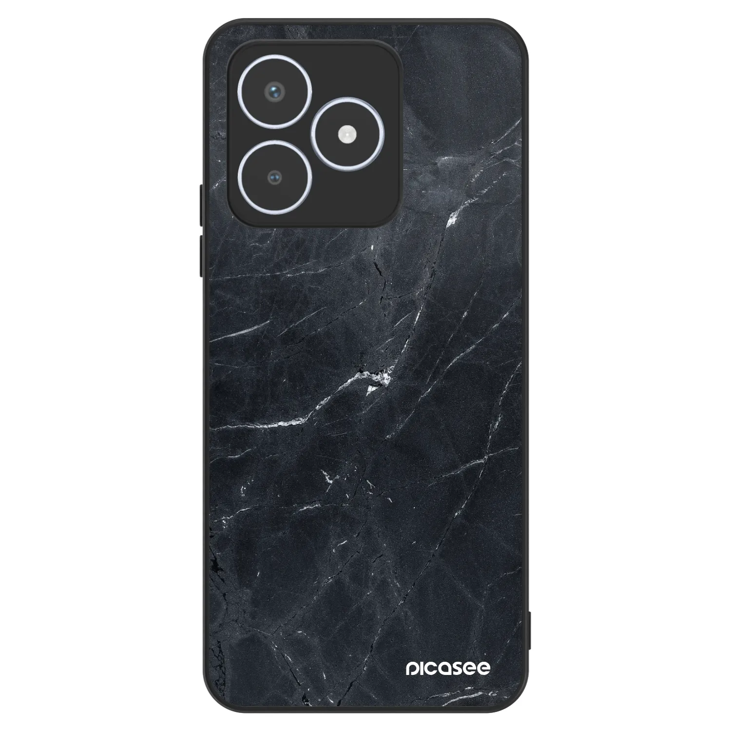 Picasee ULTIMATE CASE na Realme C53 - Black marble