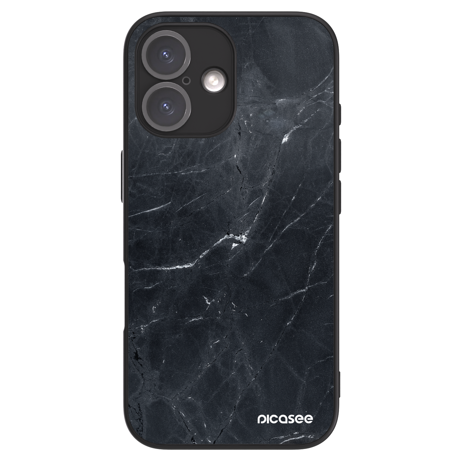 Picasee ULTIMATE CASE na Apple iPhone 16 - Black marble