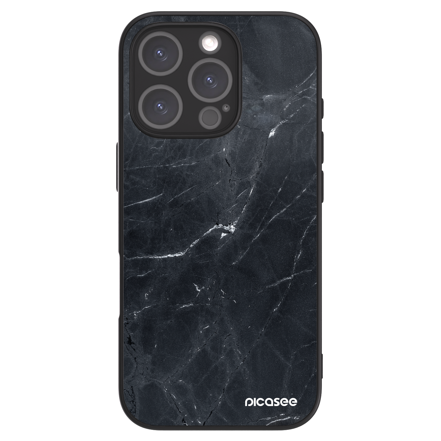 Picasee ULTIMATE CASE na Apple iPhone 16 Pro - Black marble