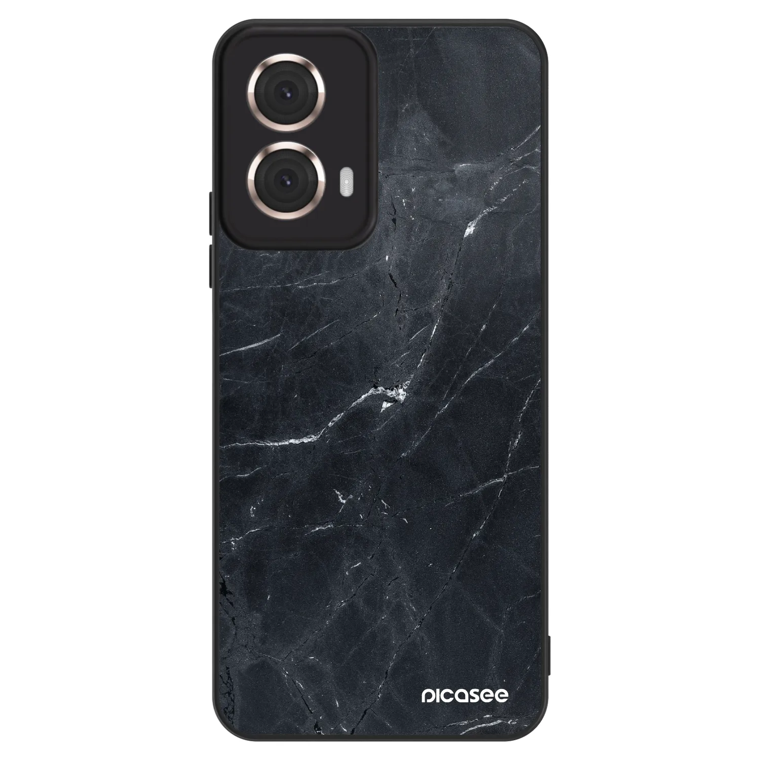 Picasee ULTIMATE CASE na Motorola Moto G85 - Black marble