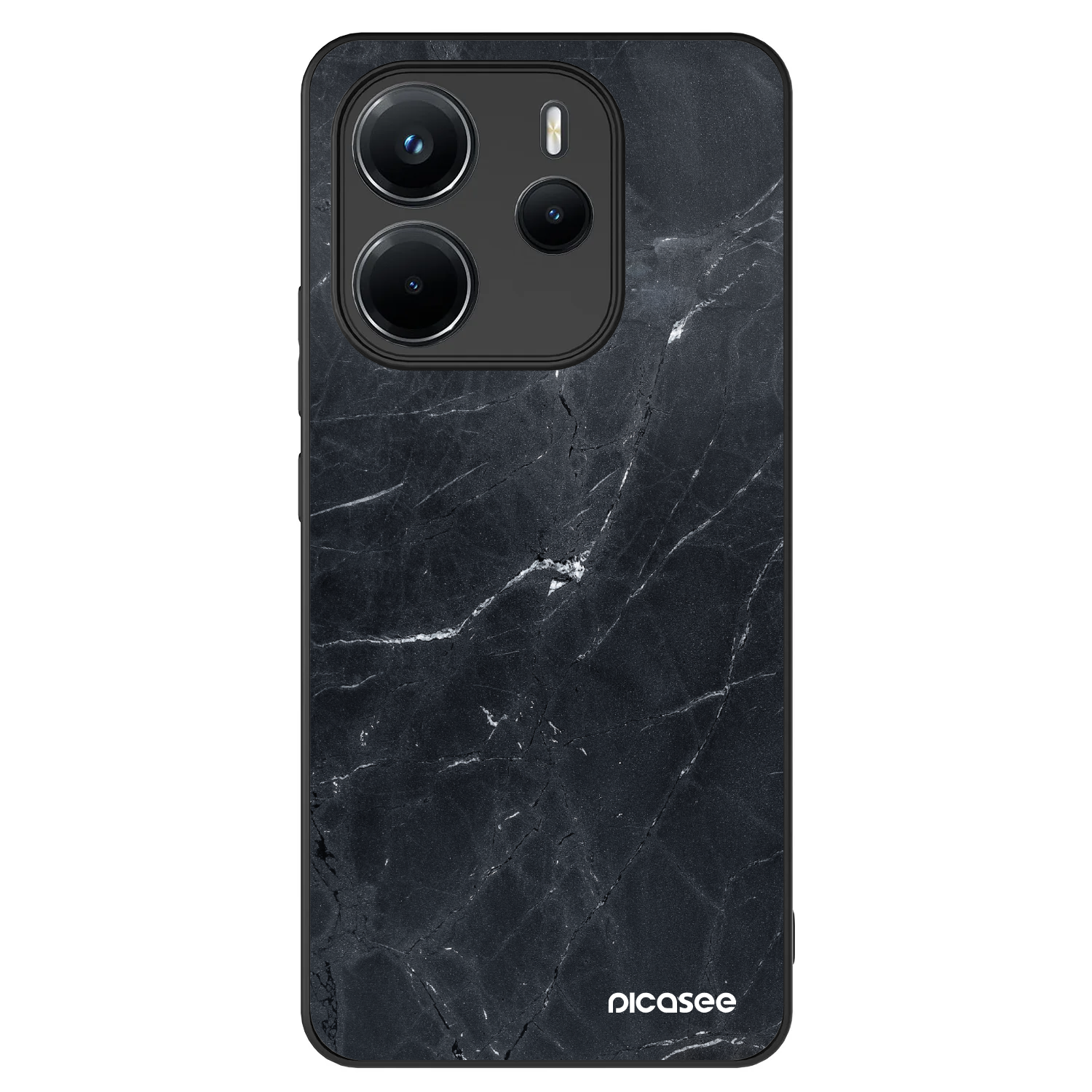 Picasee ULTIMATE CASE na Xiaomi Redmi Note 14 4G - Black marble