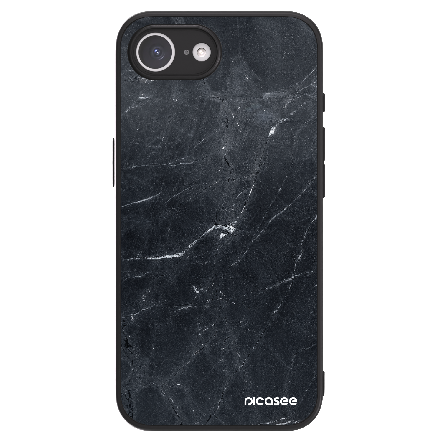 Picasee ULTIMATE CASE MagSafe pro Apple iPhone 16e - Black marble