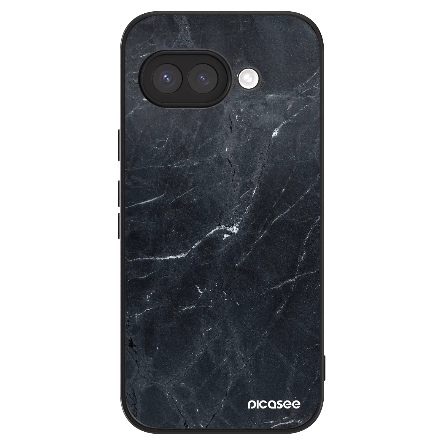 Picasee ULTIMATE CASE na Google Pixel 9a - Black marble