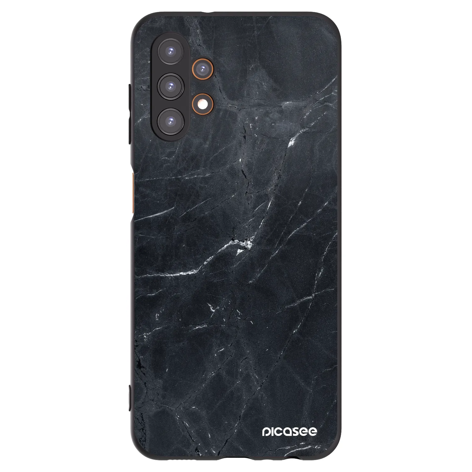 Picasee silikonowe czarne etui na Samsung Galaxy A13 5G - Black marble