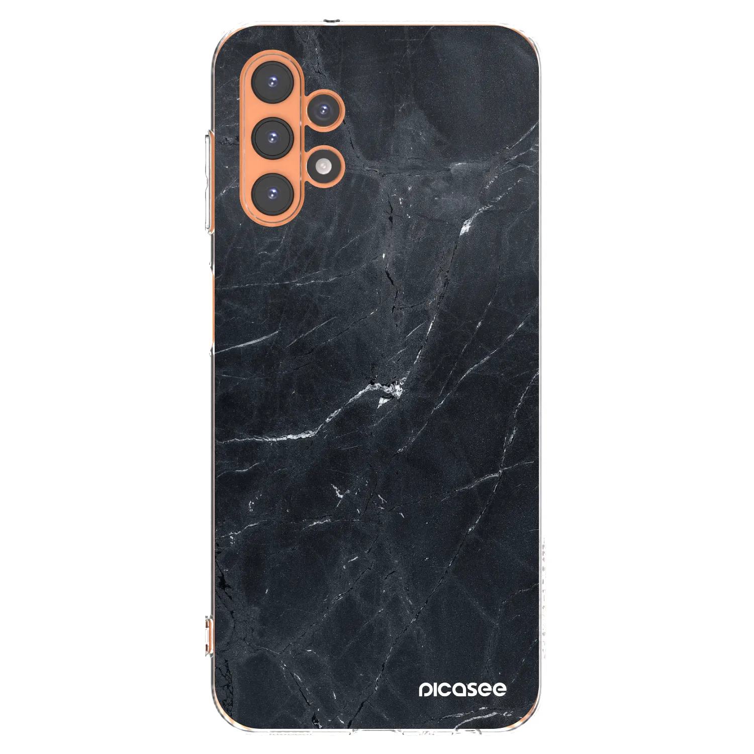 Picasee silikonowe przeźroczyste etui na Samsung Galaxy A13 5G - Black marble