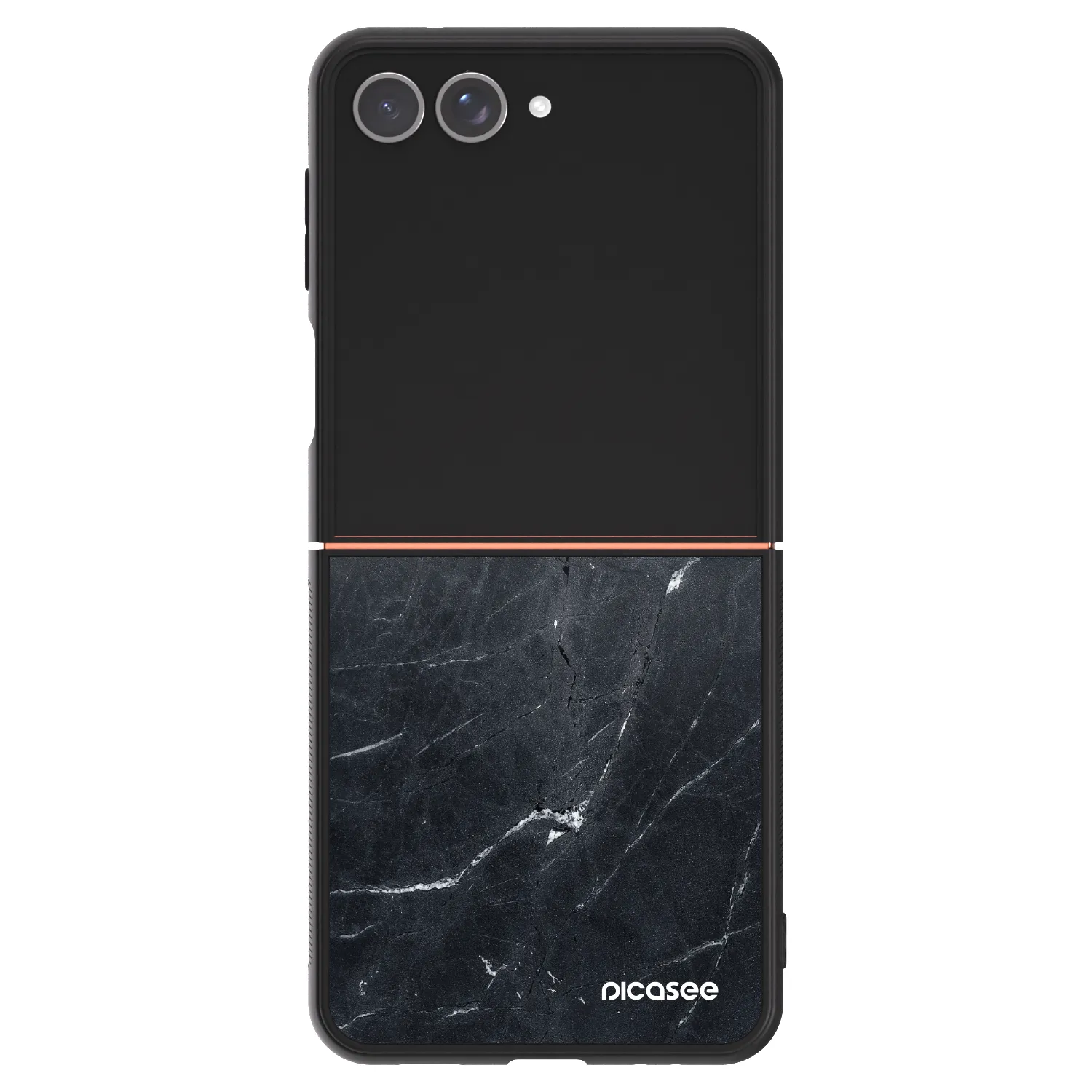 Picasee ULTIMATE CASE na Samsung Galaxy Z Flip7 5G - Black marble