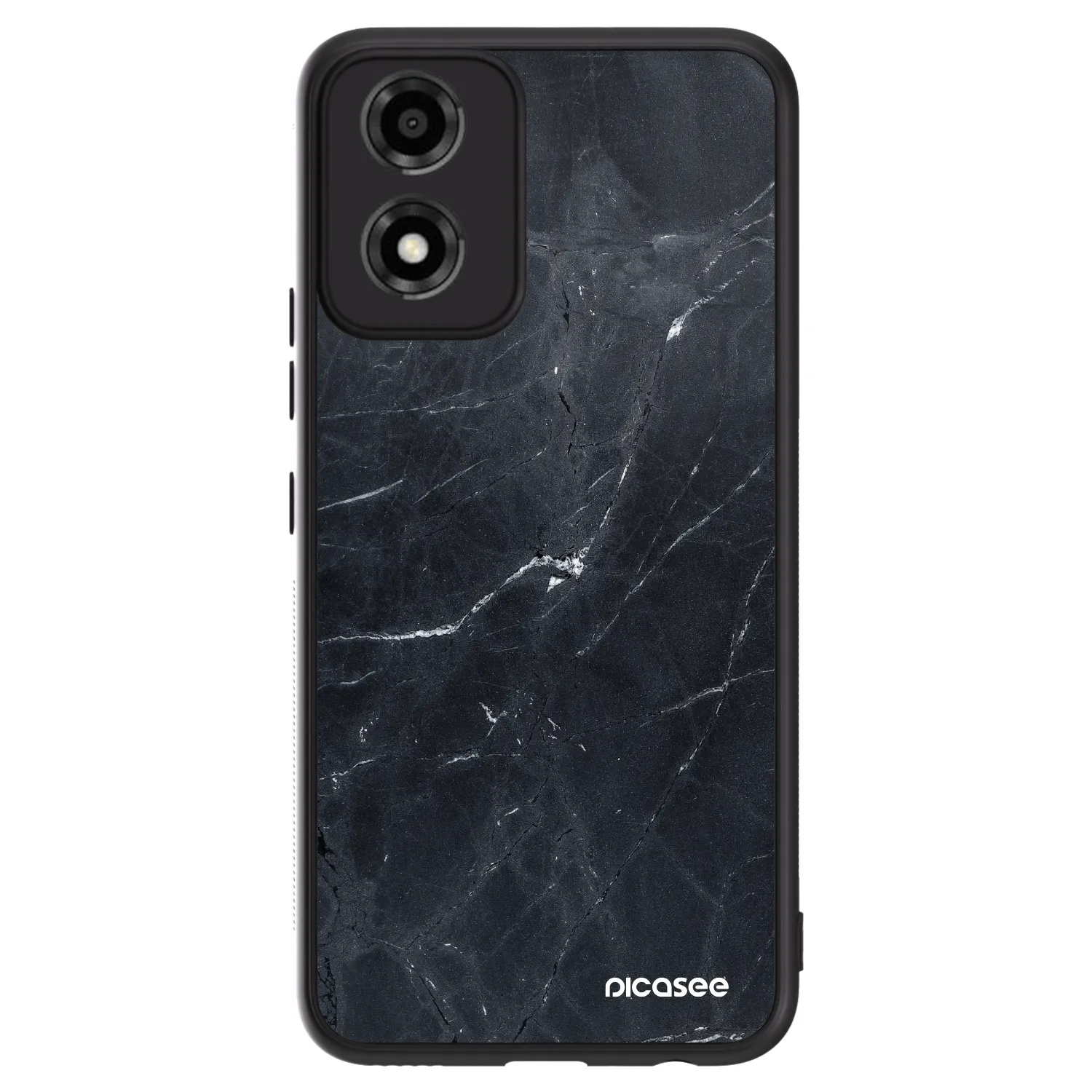 Picasee ULTIMATE CASE na Motorola Moto E14 - Black marble