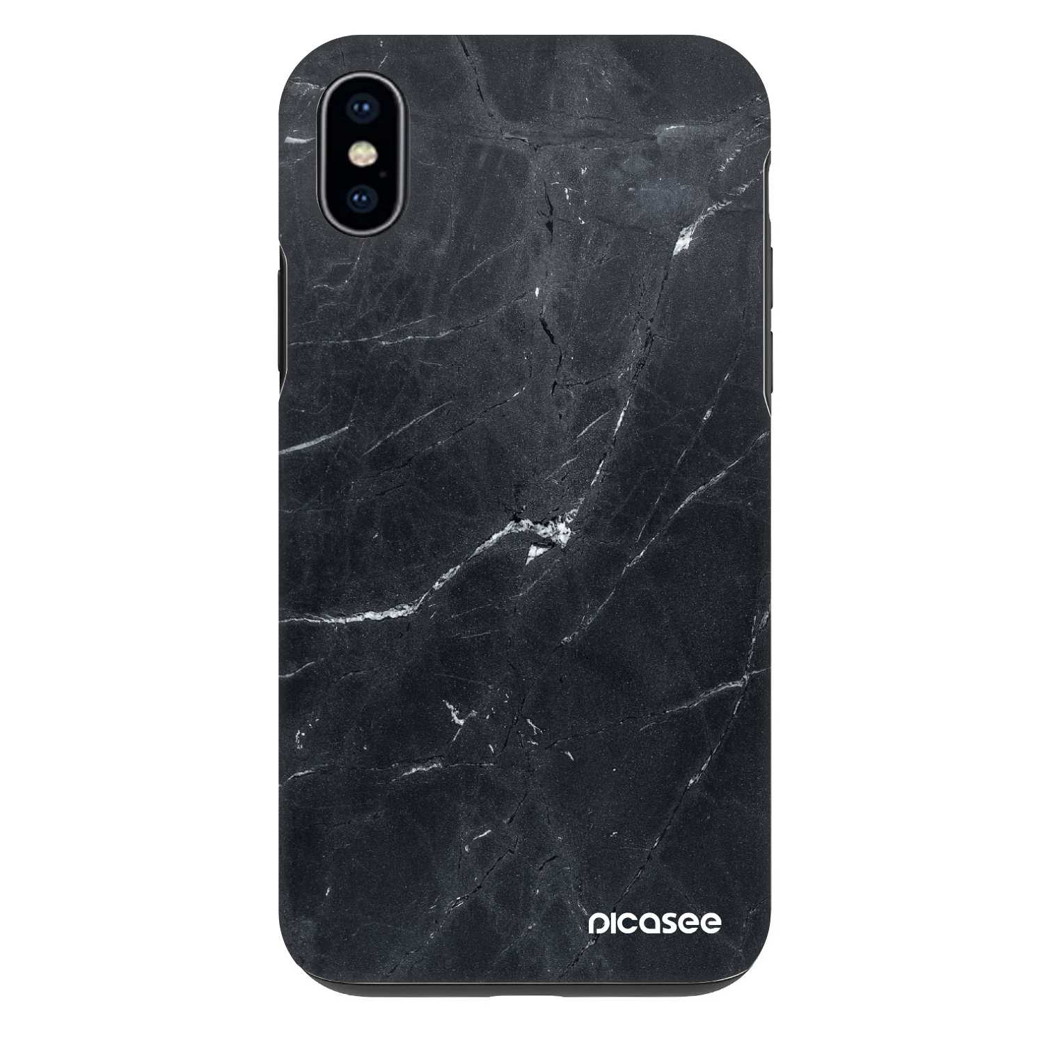 Picasee Fashion Case na Apple iPhone XS Max - Black marble