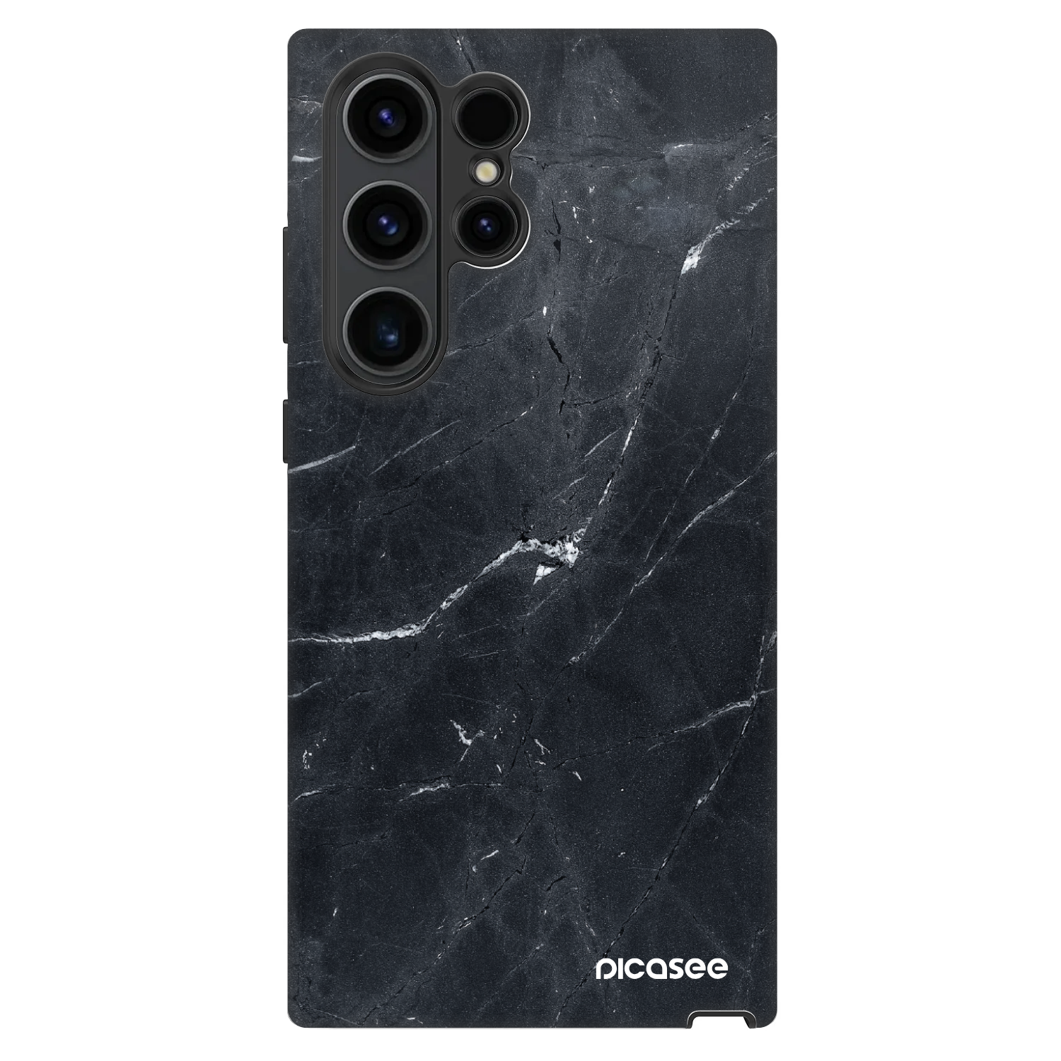 Picasee Fashion Case na Samsung Galaxy S23 Ultra 5G - Black marble