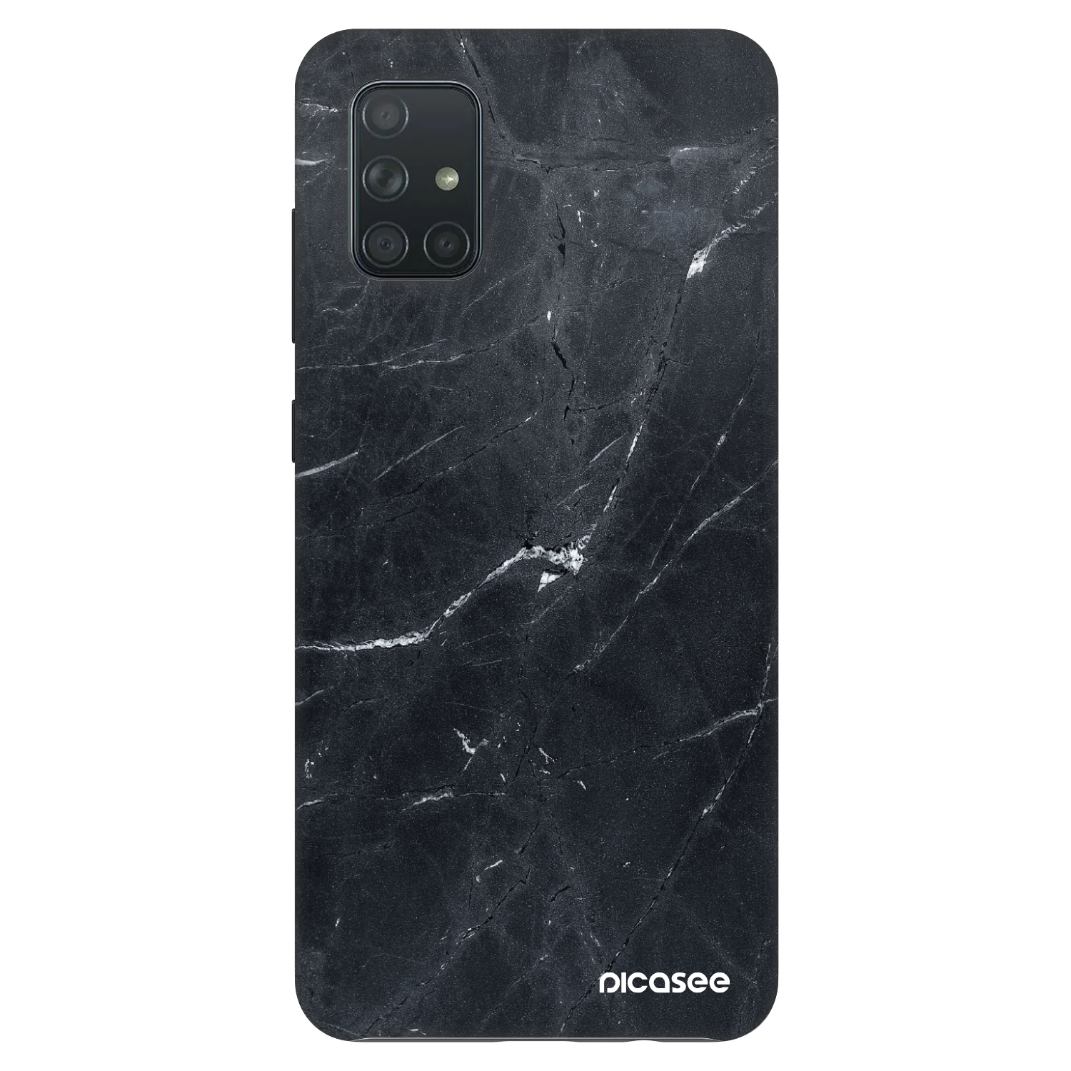Picasee Fashion Case na Samsung Galaxy A71 A715F - Black marble
