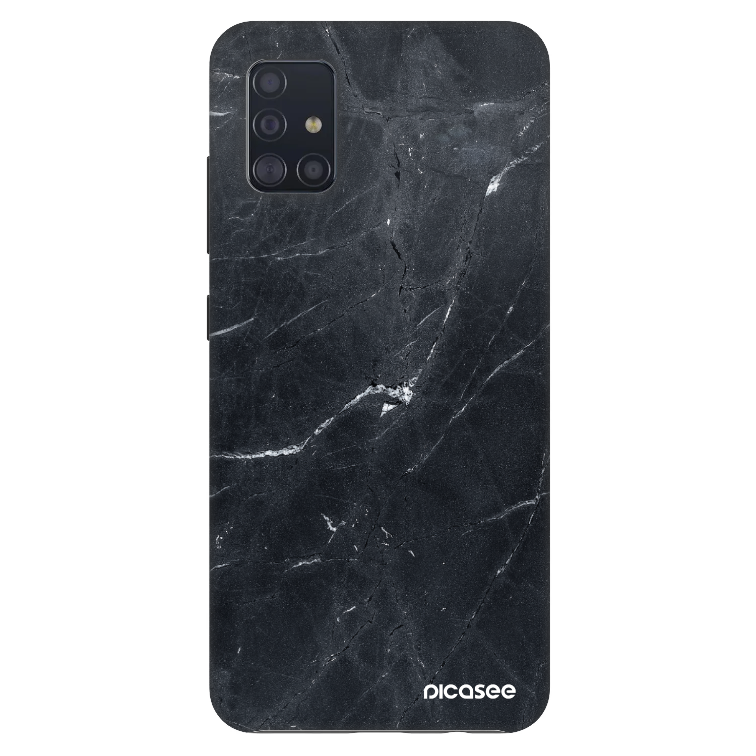 Picasee Fashion Case na Samsung Galaxy A51 A515F - Black marble