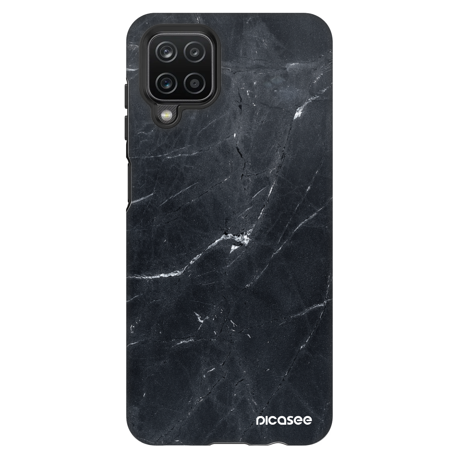 Picasee Fashion Case na Samsung Galaxy A12 A125F - Black marble