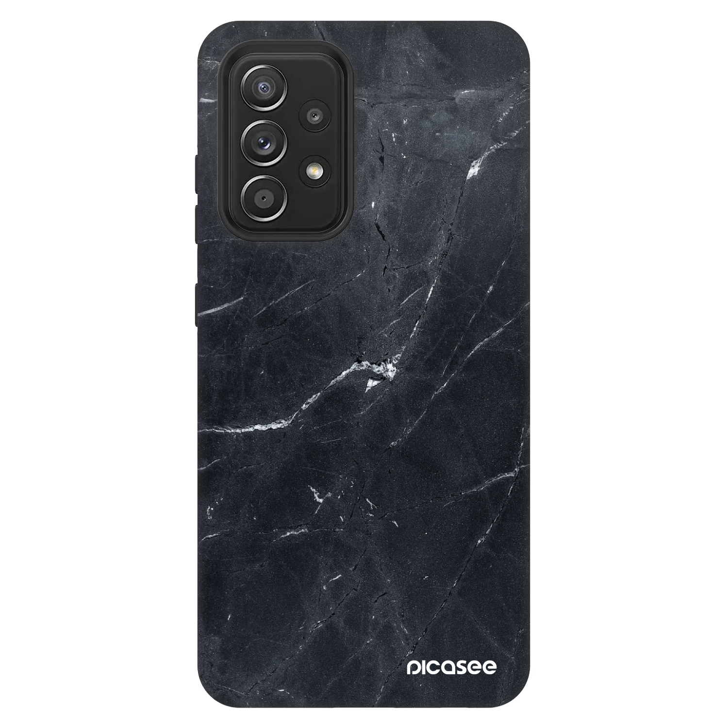 Picasee Fashion Case na Samsung Galaxy A52 5G A525F - Black marble