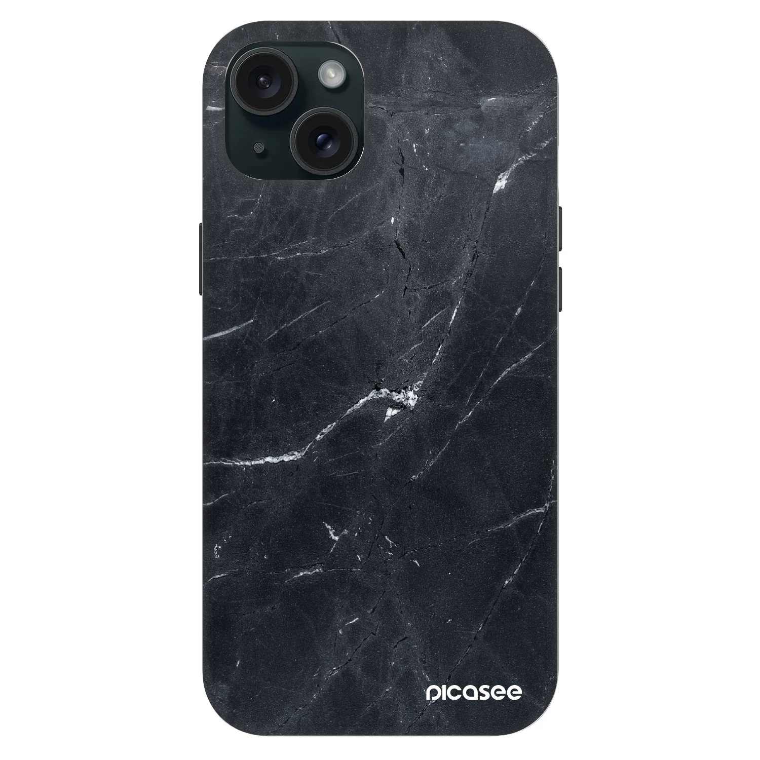 Picasee Fashion Case MagSafe na Apple iPhone 15 Plus - Black marble