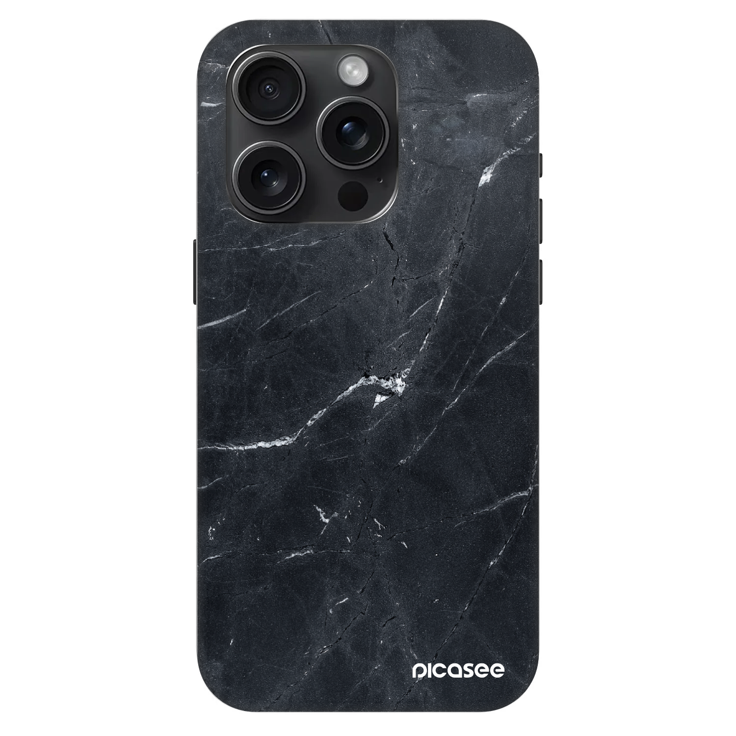 Picasee Fashion Case MagSafe na Apple iPhone 15 Pro - Black marble