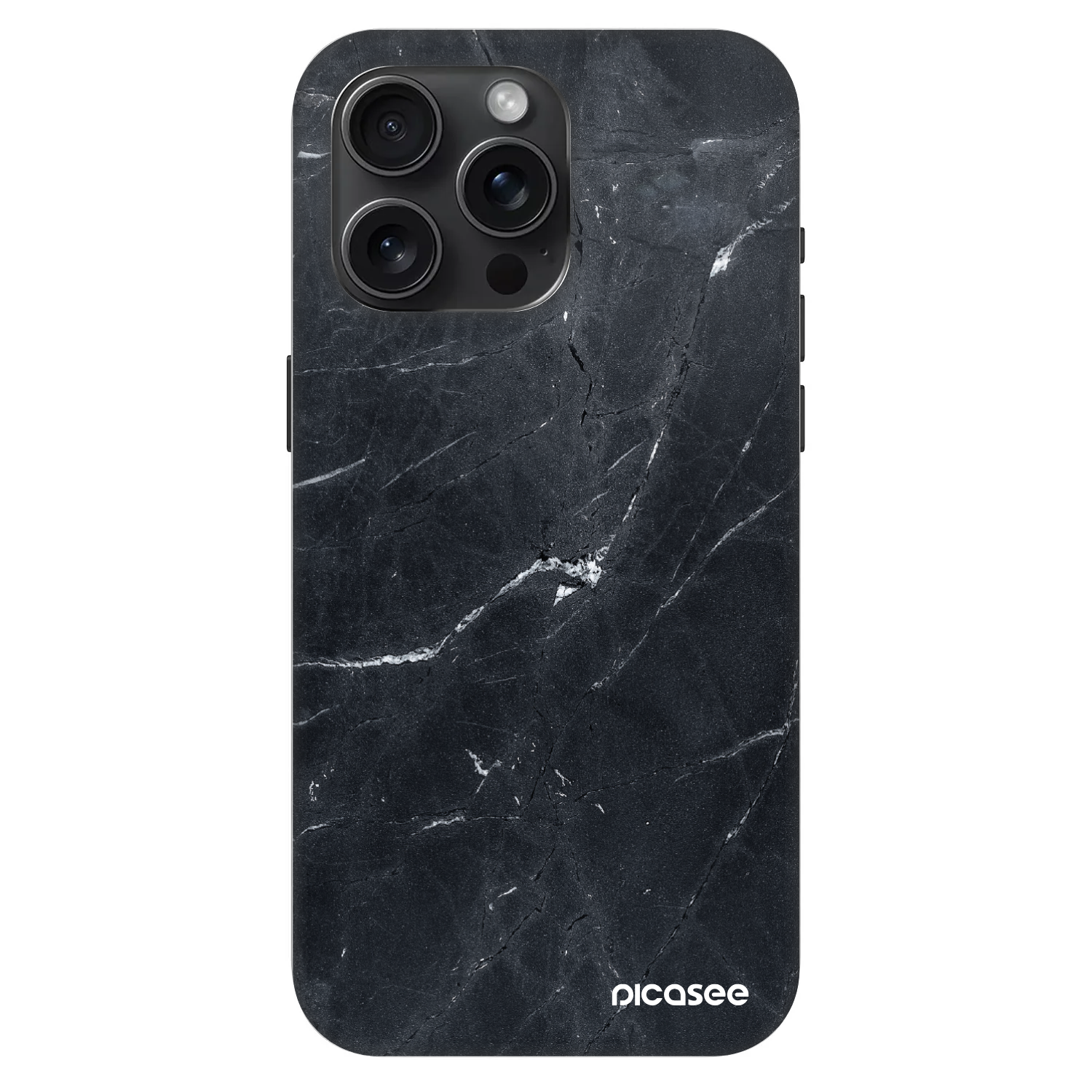 Picasee Fashion Case MagSafe na Apple iPhone 15 Pro Max - Black marble