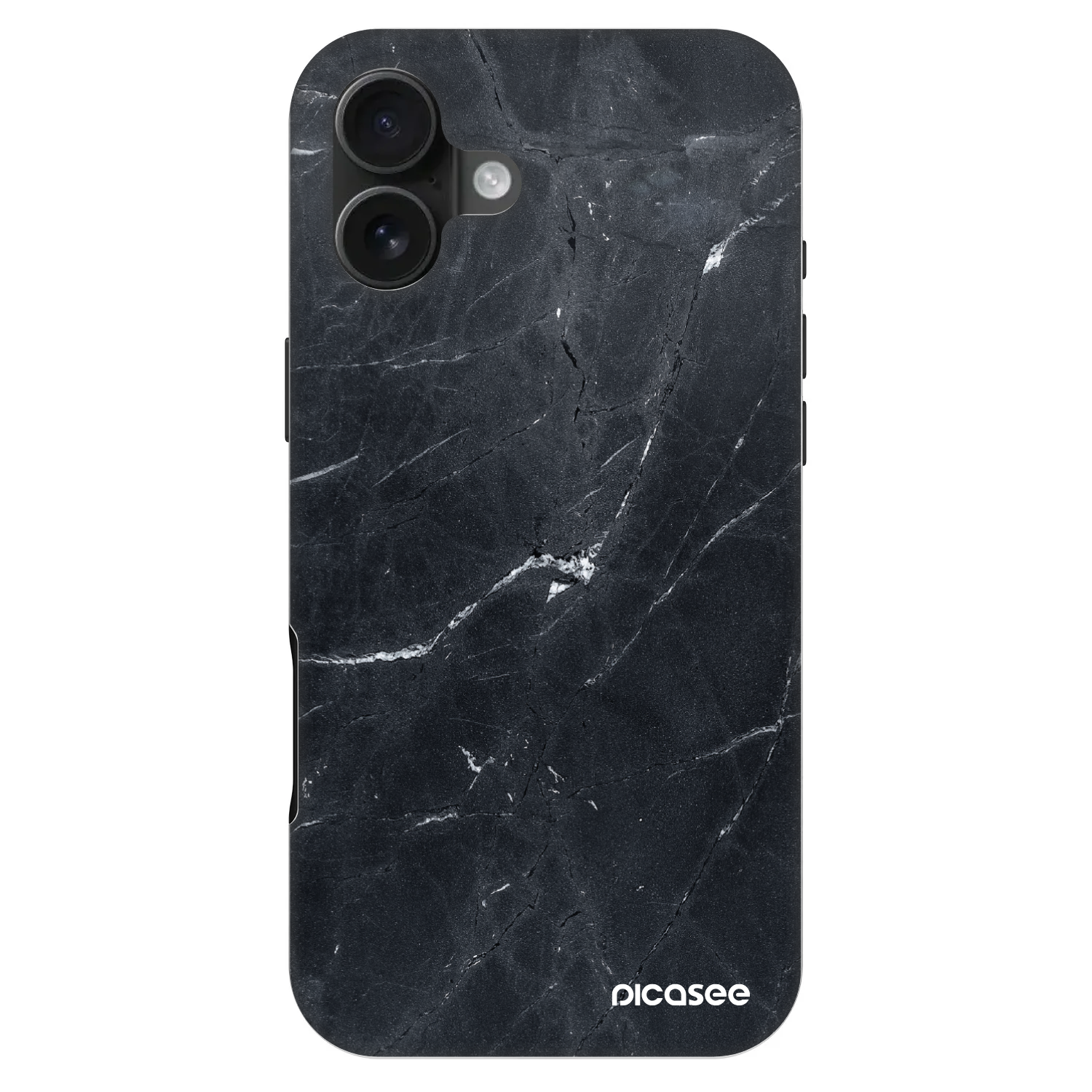 Picasee Fashion Case MagSafe na Apple iPhone 16 Plus - Black marble