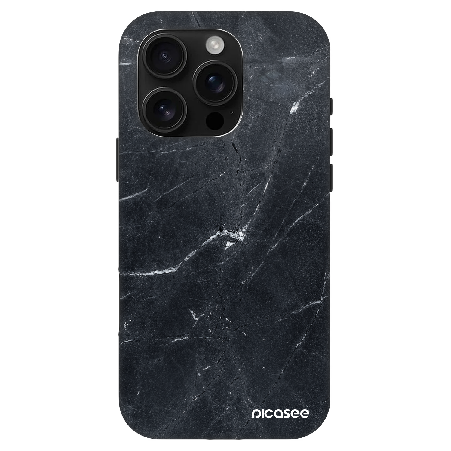 Picasee Fashion Case MagSafe na Apple iPhone 16 Pro - Black marble