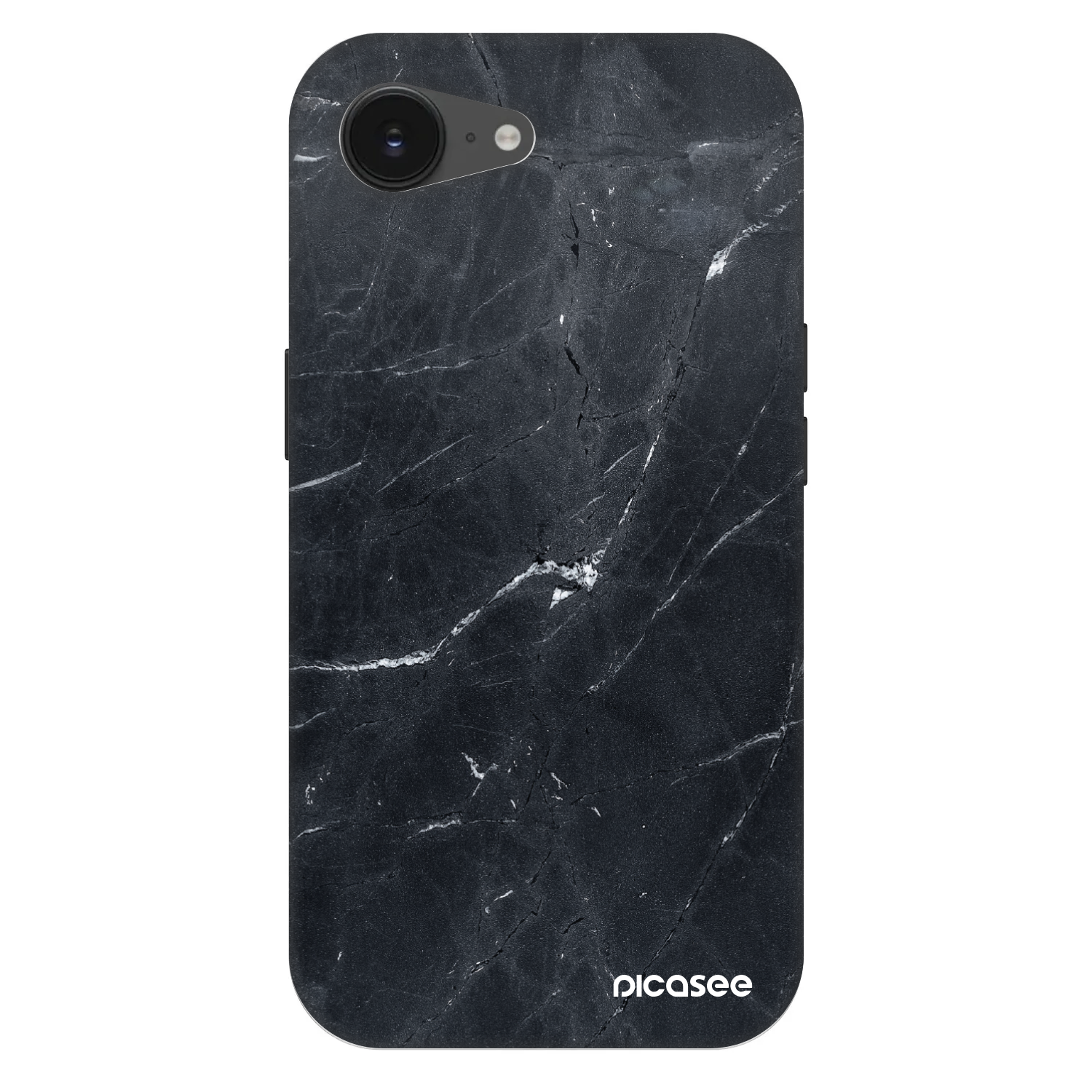 Picasee Fashion Case MagSafe na Apple iPhone 16e - Black marble