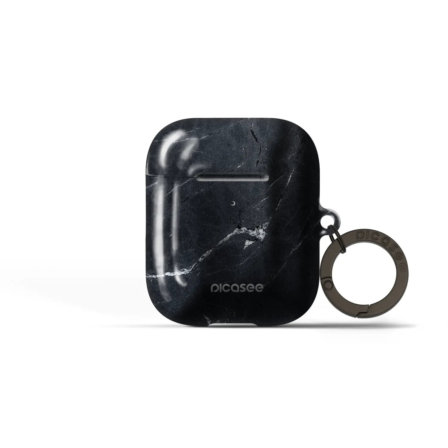 Picasee Obal pro Apple AirPods 2 - Black marble