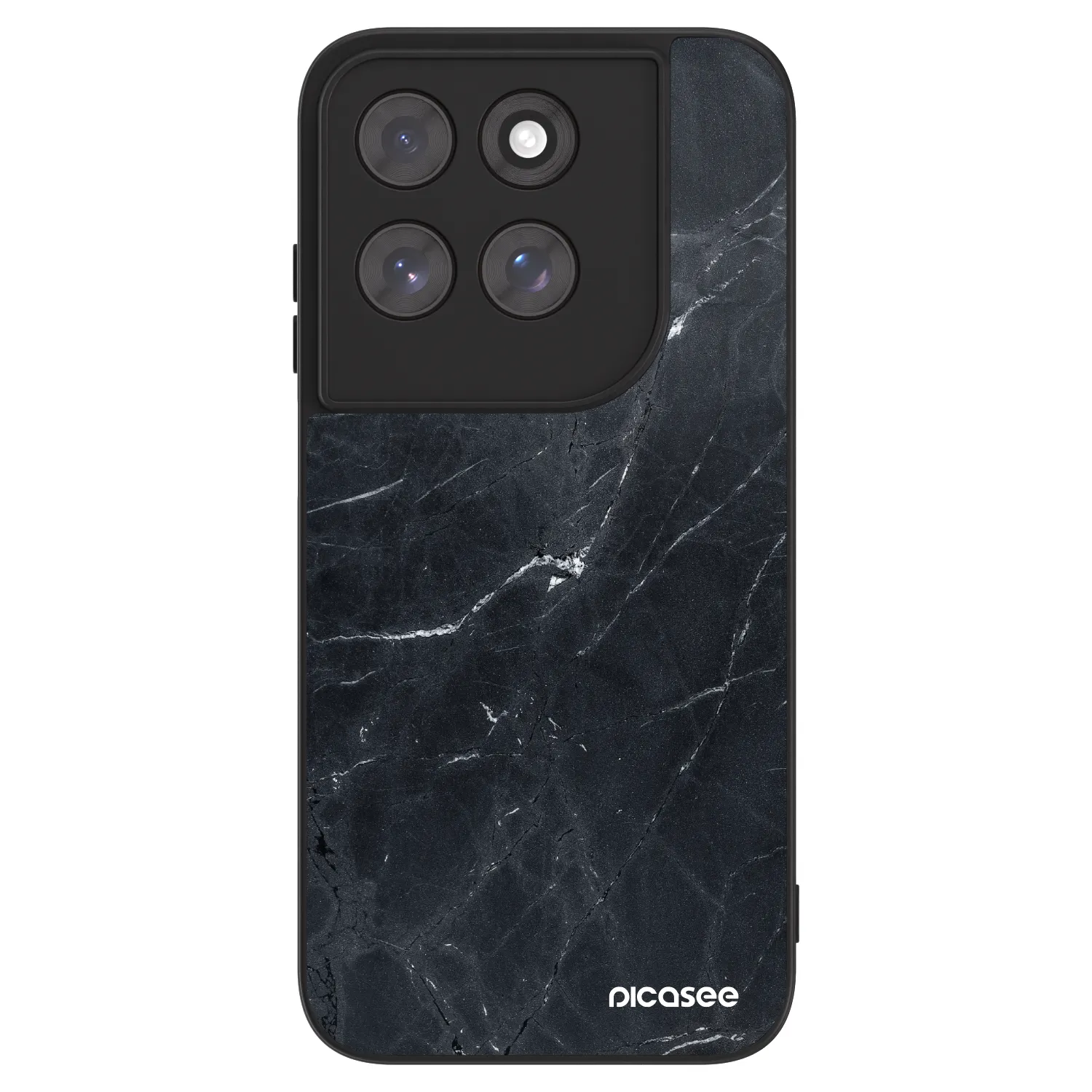 Picasee ULTIMATE CASE na Motorola Moto G77 - Black marble