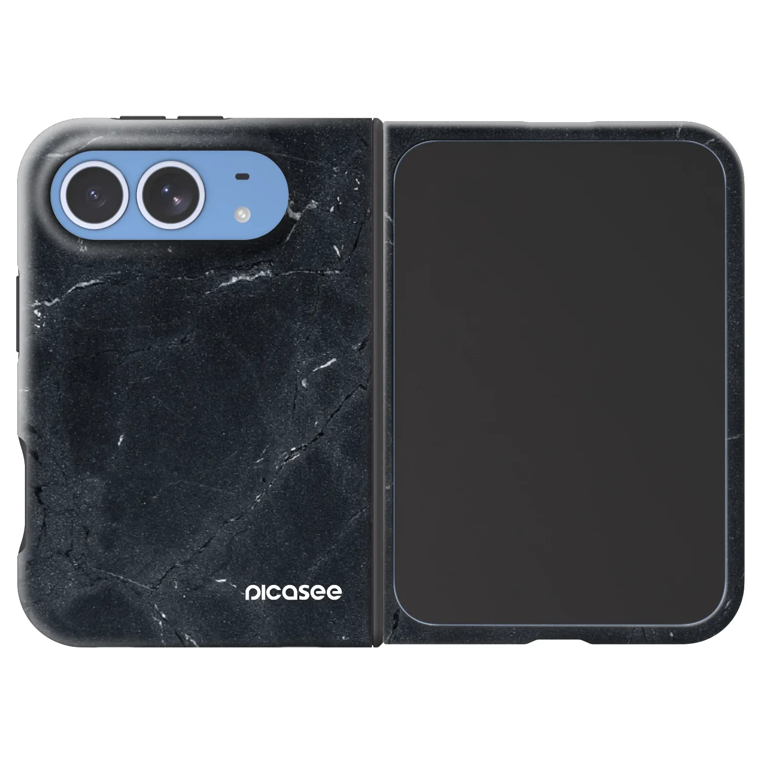 Picasee Fashion Case MagSafe na Apple iPhone Duo - Black marble