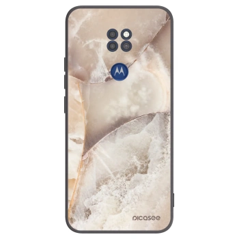 Etui na Motorola Moto G9 Play - Cream marble