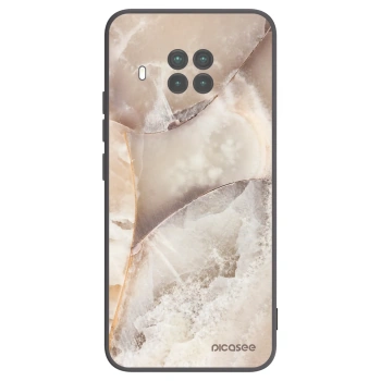 Picasee silikonowe czarne etui na Xiaomi Mi 10T Lite - Cream marble